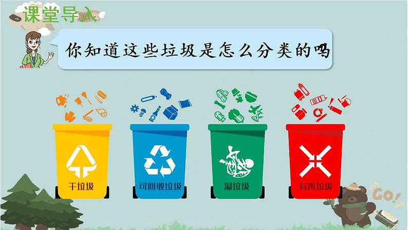 2021-2022学年青岛版数学五年级下册 五 关注环境 分数加减法(二) 信息窗一(通分)课件第4页