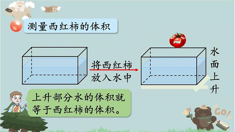 2021-2022学年青岛版数学五年级下册 七 包装盒 长方体和正方体 相关链接(测量不规则物体的体积)课件第8页