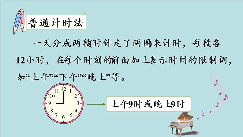 2021-2022学年青岛版数学三年级下册 六 走进天文馆 信息窗一(24时计时法) 课件07