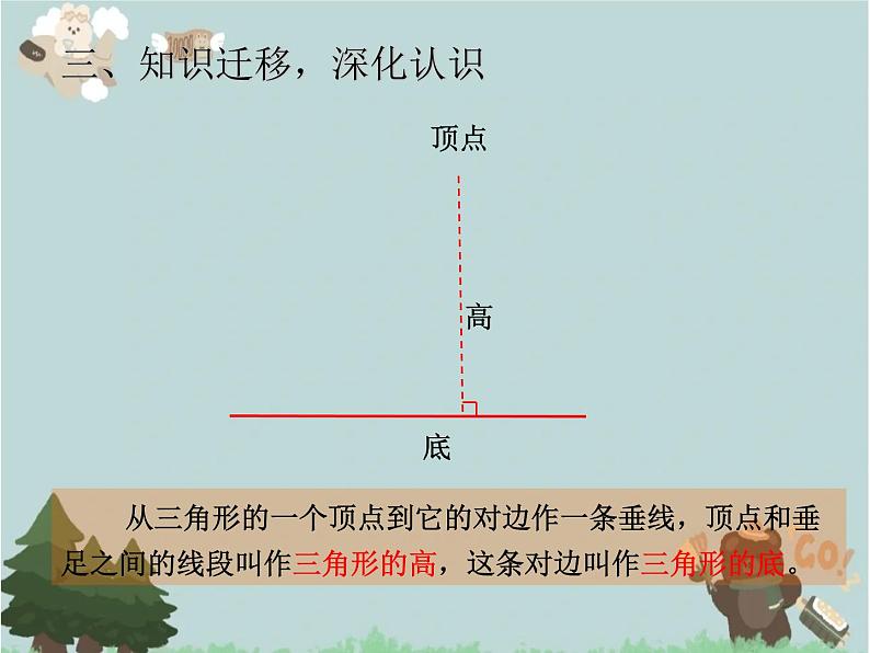 2021-2022学年青岛版数学四年级下册 四 巧手小工匠 认识多边形 信息窗一 (三角形的认识)课件第8页