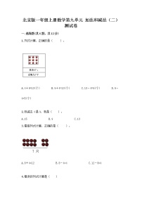 小学数学北京版一年级上册九 加法和减法（二）练习