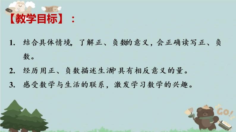 2021-2022学年青岛版数学五年级下册 一 中国的热极 认识负数 信息窗（认识负数）课件02