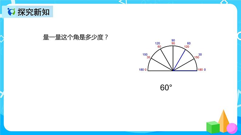 人教版数学四上第三单元第二课时《角的度量》课件+教案+同步练习(含答案)08