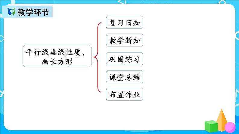 人教版数学四上第五单元第三课时《平行线、垂线的性质、画长方形》课件+教案+同步练习(含答案)02