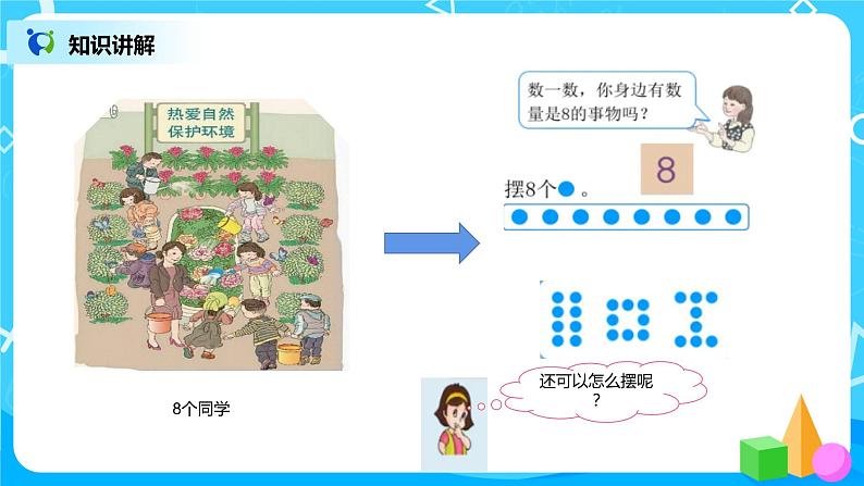 数学人教版一上5. 4《8、9的认识》PPT+教案+练习(含答案)06
