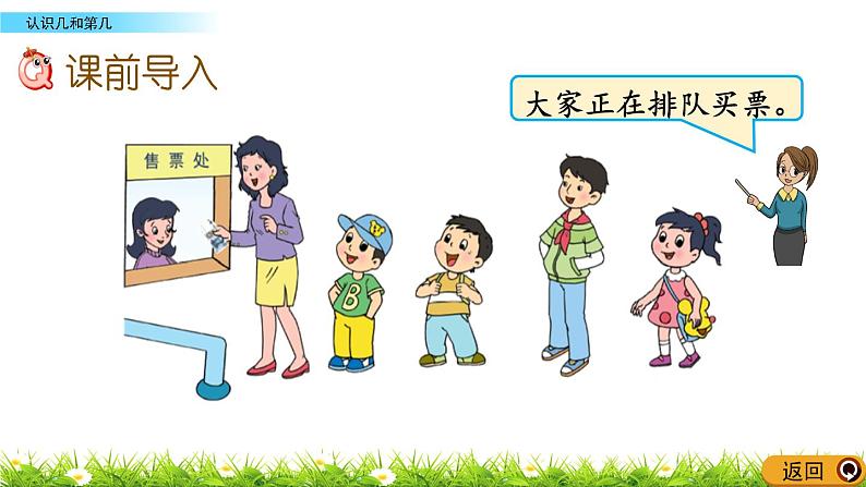 2022年苏教版一年级上册数学第五单元5.2 认识几和第几 课件+教案+学案+课时练习+素材02