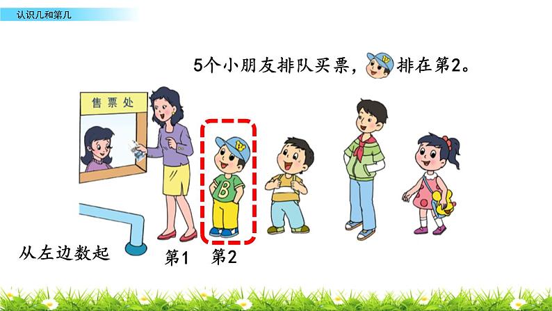 苏教版一年级上册数学第五单元课件,认识几和第几04