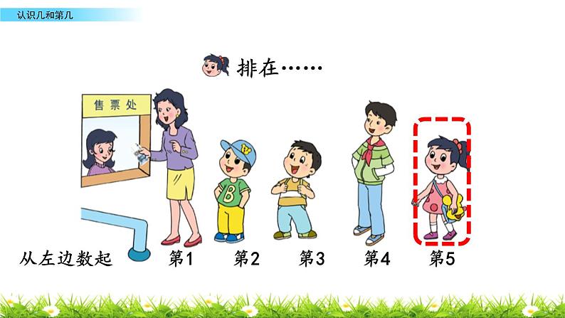 苏教版一年级上册数学第五单元课件,认识几和第几05