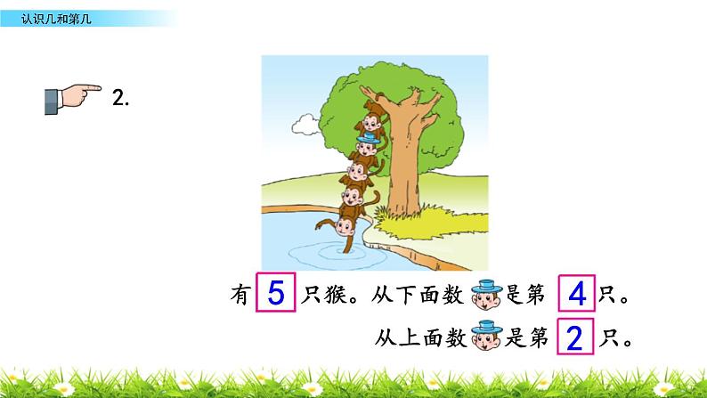 苏教版一年级上册数学第五单元课件,认识几和第几08