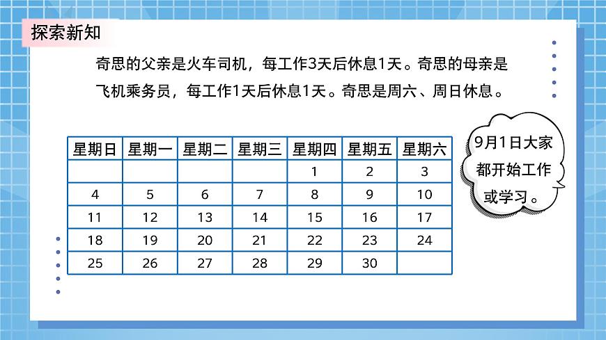 北師大版小學數學三年級上冊數學好玩第三課時《時間與數學》PPT課件第6頁