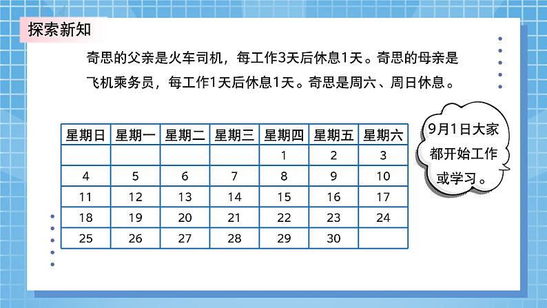 北师大版小学数学三年级上册数学好玩第三课时《时间与数学》PPT课件第6页