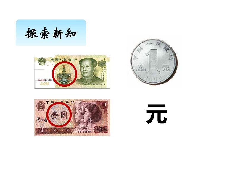 一年级数学下册课件-5.1 认识人民币(12)-人教版第3页