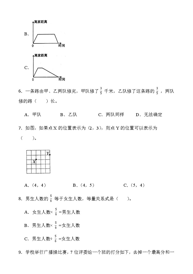 人教版五年级下册数学期末冲刺100分卷(二)word版含答案第2页