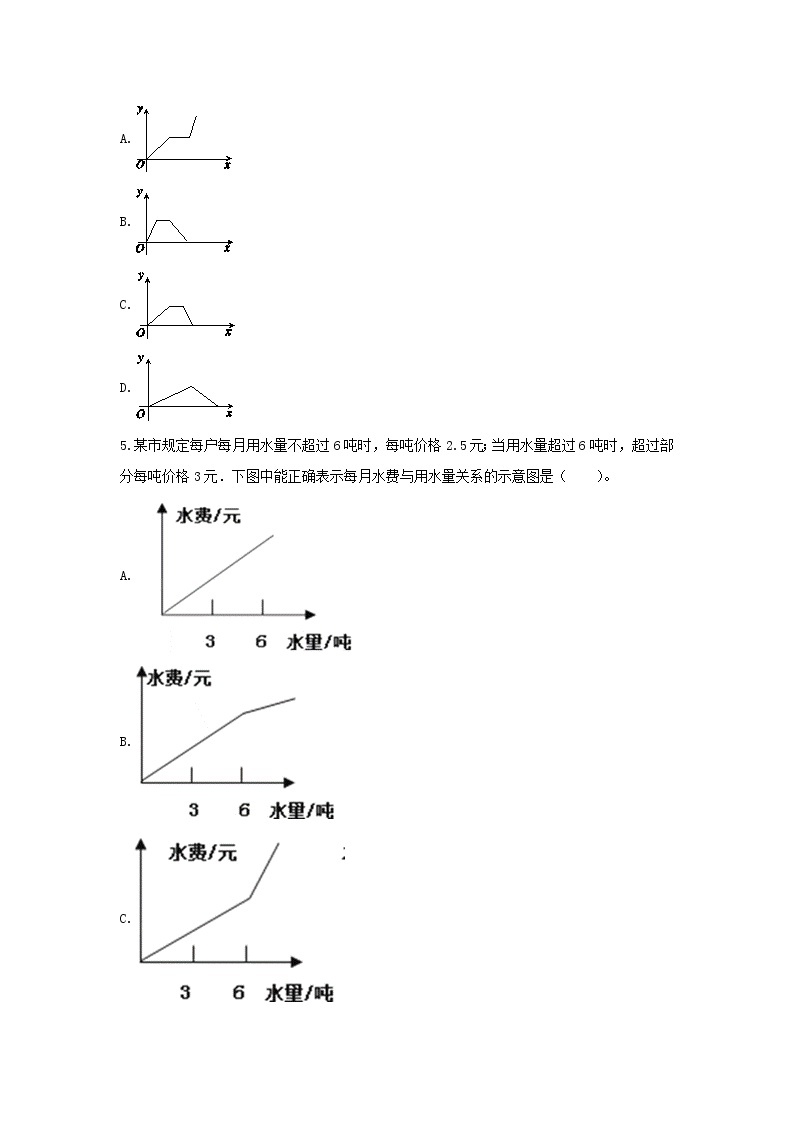 五年级数学上册试题 -《7.折线统计图》单元测试    青岛版（含答案）03