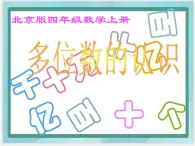 （北京版）四年级数学上册课件《多位数的认识》课件