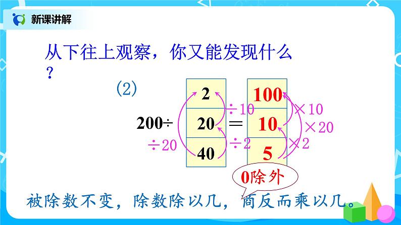 人教数学四年级上册6.6《商的变化规律》课件第7页