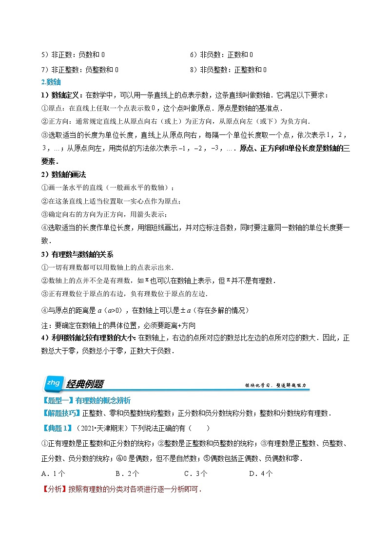 专题06 有理数的分类与数轴(解析版)第2页
