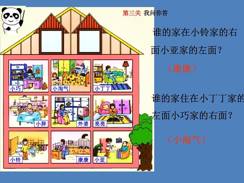 一年级下册数学课件-5.2 上 中 下 左 中 右 ▏沪教版 (共15张PPT) (1)第7页