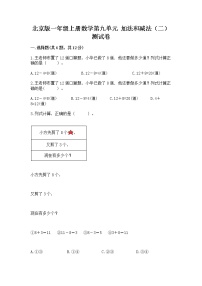 小学数学北京版一年级上册九 加法和减法（二）精品综合训练题