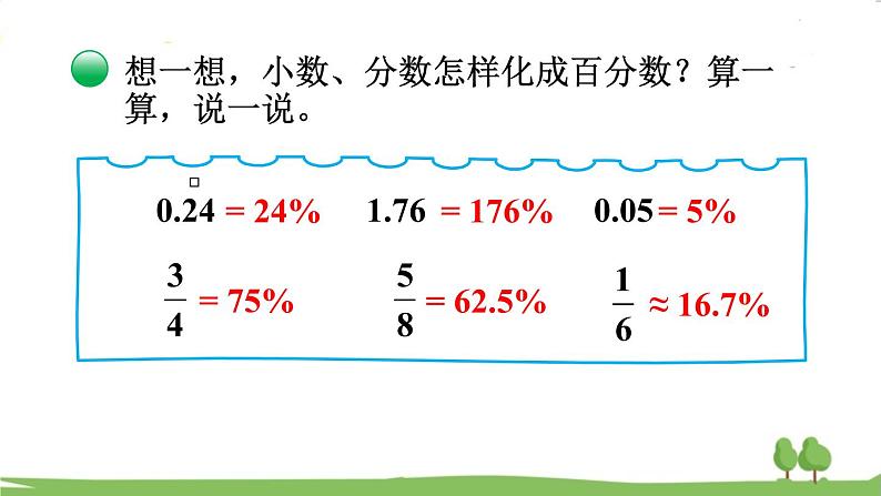 北师大版数学6年级上册 4.2 合格率(1) PPT课件+教案07