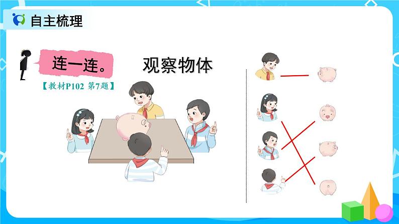 9.4 观察物体 搭配 认识时间(课件)第5页