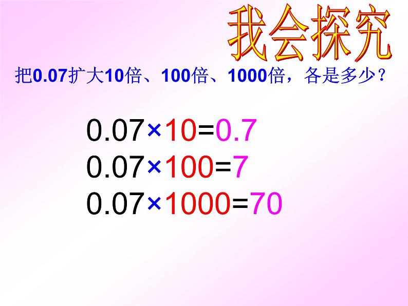 四年级数学下册课件 - 4.3小数点的移动引起小数大小的变化 人教版 (共11张PPT)第4页