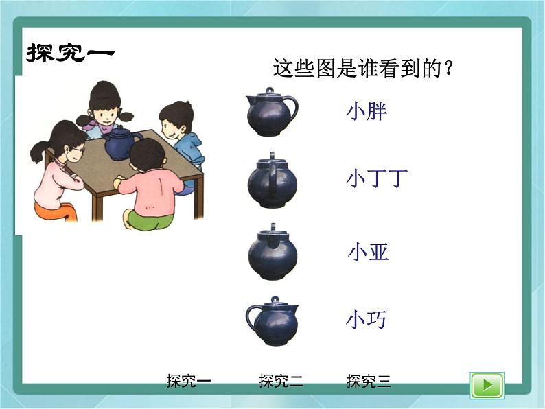 【沪教版五年制】二年级上册第六单元 数学广场-从不同的方向观察物体课件第4页