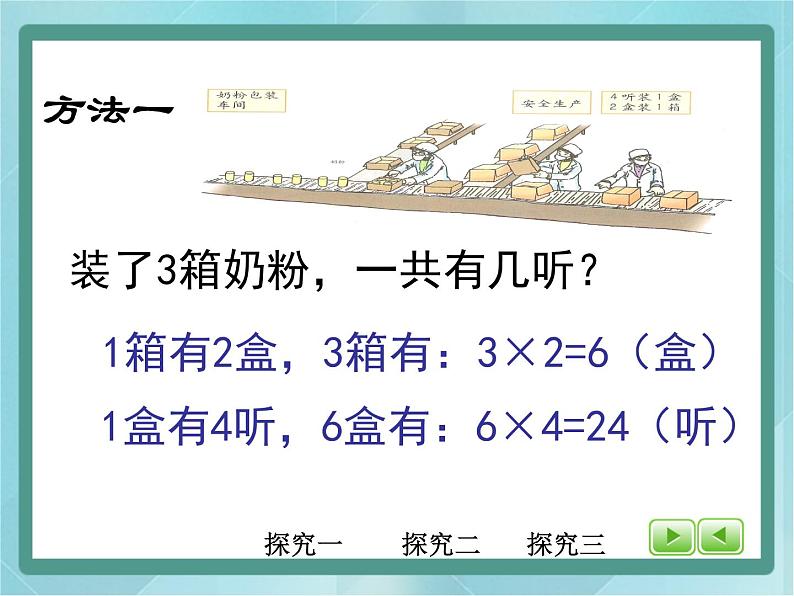 【沪教版五年制】三年级上册第一单元 《连乘、连除》第一课时课件第4页