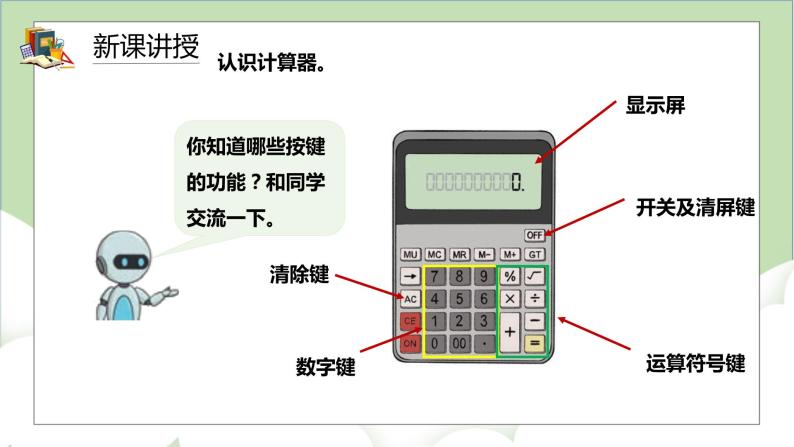 人教版小学数学四年级上册1.9《用计算器计算》课件+教学设计04