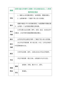 小學(xué)數(shù)學(xué)人教版五年級(jí)下冊(cè)2、5的倍數(shù)的特征教案及反思