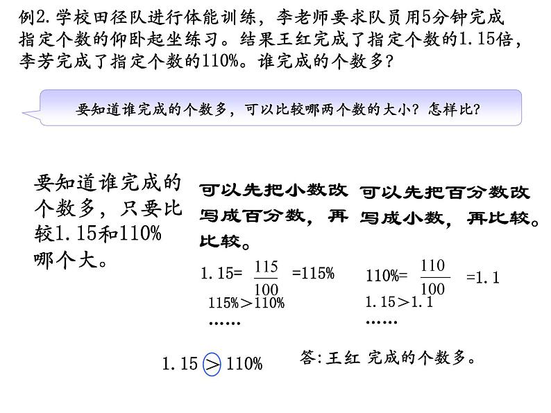 【精品课件】六年级上册数学课件-第六单元第3课时:百分数和小数的相互改写-苏教版第2页