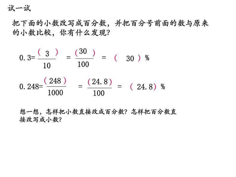 【精品课件】六年级上册数学课件-第六单元第3课时:百分数和小数的相互改写-苏教版第3页