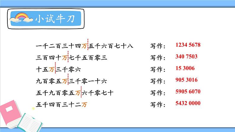 冀教4年级数学上册 六 认识更大的数 2.亿以内的数 第1课时 亿以内数的认识及读写 PPT课件第7页