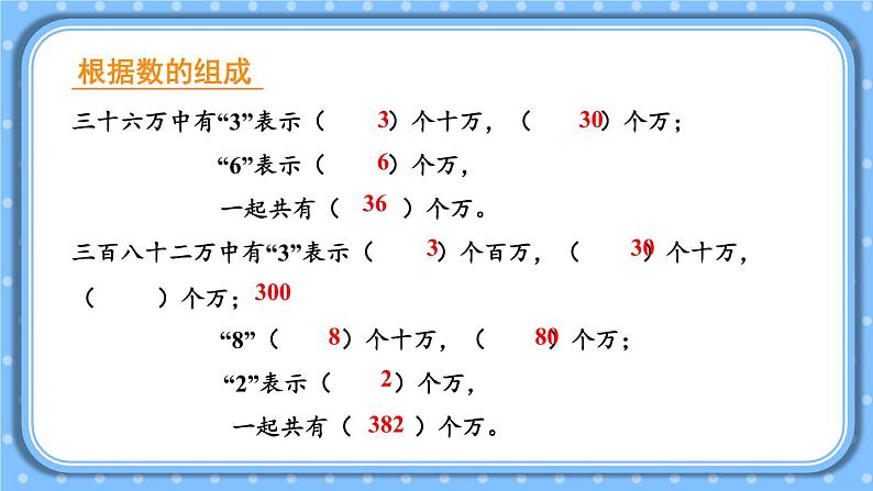冀教4年级数学上册 六 认识更大的数 2.亿以内的数 第2课时 亿以内数的改写 PPT课件第3页