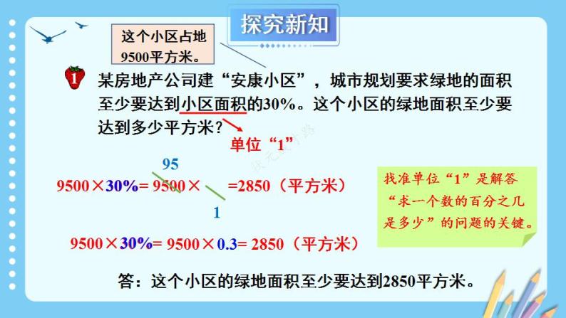 冀教6年级数学上册 三 百分数 3.简单应用 PPT课件05