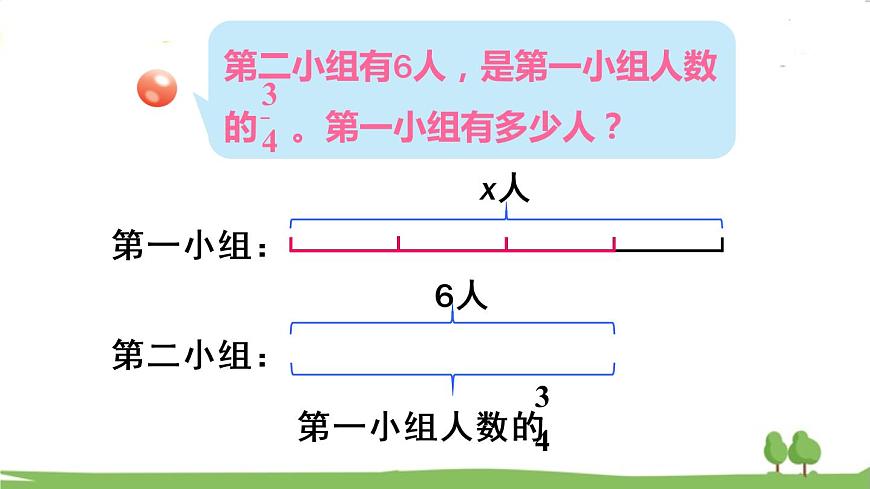 青島版六年級(jí)數(shù)學(xué)上冊(cè) 三 布藝興趣小組——分?jǐn)?shù)除法）   信息窗3 用分?jǐn)?shù)除法解決實(shí)際問(wèn)題 PPT課件第8頁(yè)
