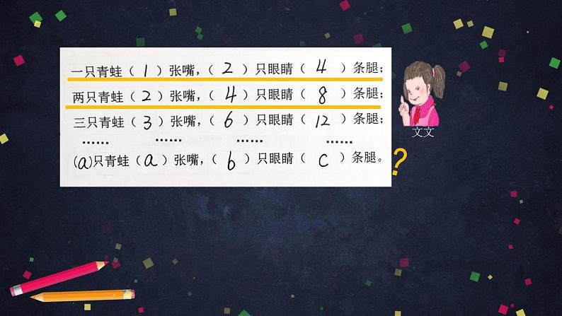 0615【同步配套】六年级下册数学 教案+课件+任务单-式与方程整理与复习(一) 人教版07