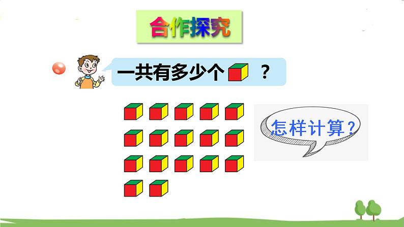 青岛版2年级数学上册 二 看杂技——表内乘法(一) 相关链接 乘加、乘减 PPT课件第3页