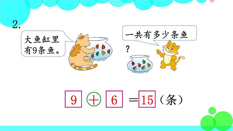 西师大版数学1年级上册 第五单元 20以内的进位加法 练习十六 PPT课件第3页