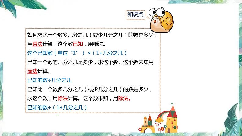 北师大版 六年级上册数学 整理与复习(课件)-第5页