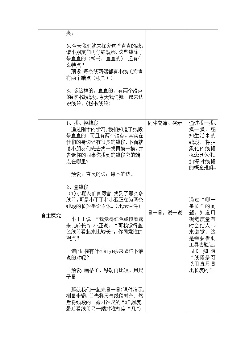 一年级下册数学教案-5.5 线段 ▏沪教版 (31)02