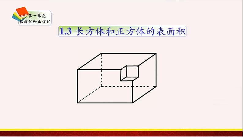 【精品课件】1.3长方体和正方体的表面积-苏教版六年级上册数学精品课件第1页