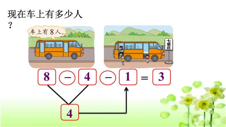 【精创课件】小学数学一年级上册3.10 乘车-教学课件（北师大版）04