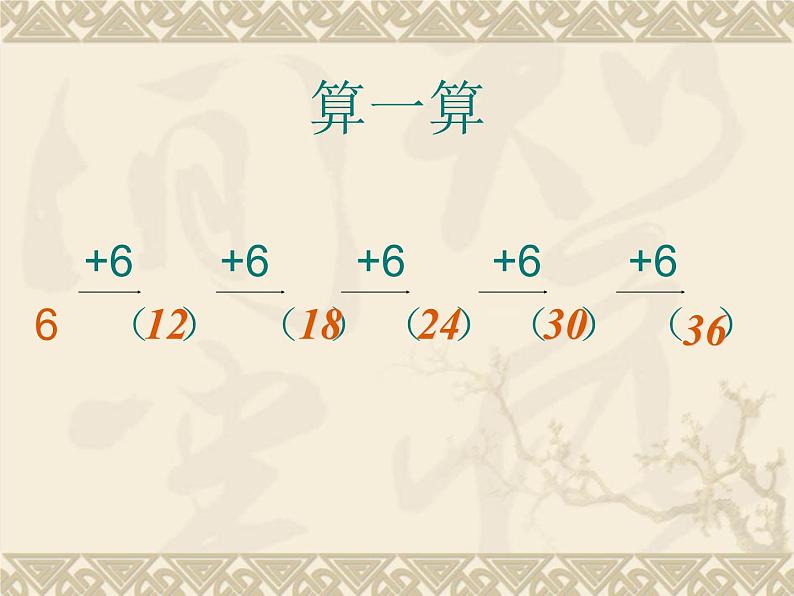 二年级上册数学课件 -04表内乘法(一)-022_6的乘法口诀 -人教版(共9张PPT)03
