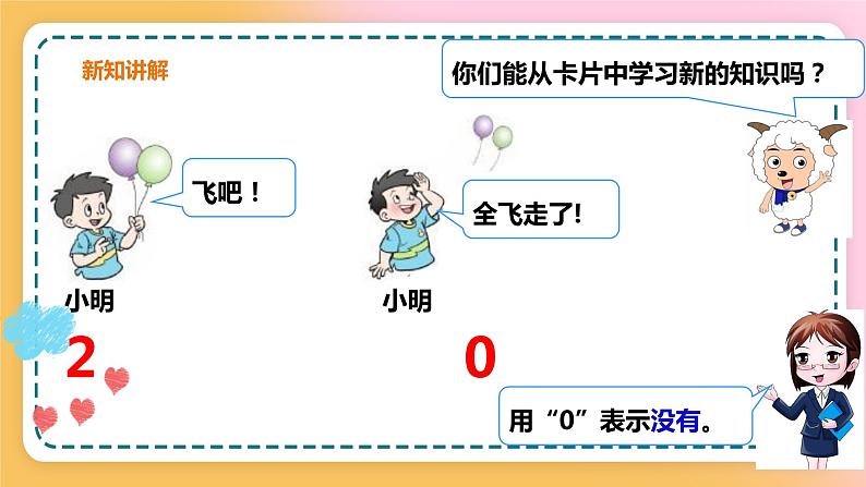 西师大版1上数学 1.2 0的认识 课件第6页