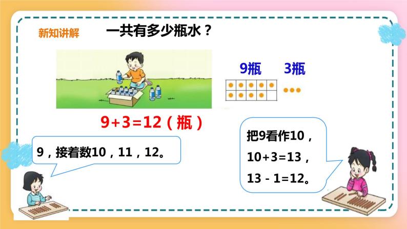 西师大版1上数学 5.1 9加几 课件07