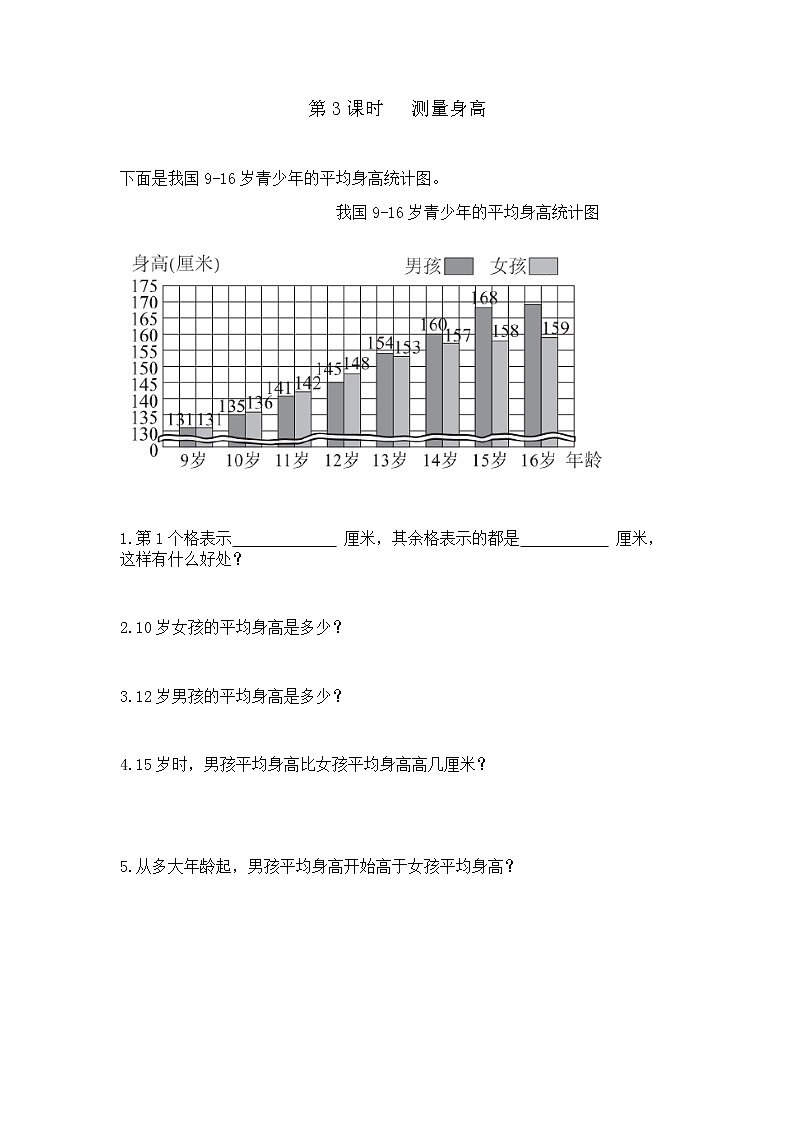 7.3 测量身高第1页