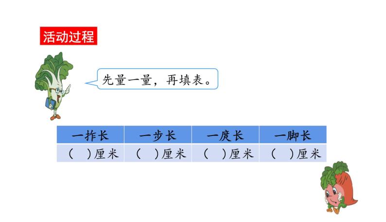 苏教版数学二年级上册 5.4我们身体上的“尺” 课件04