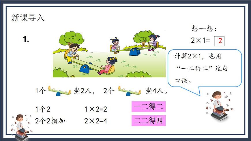 蘇教版2上數(shù)學(xué)3.2《 1-4的乘法口訣》課件ppt第4頁(yè)
