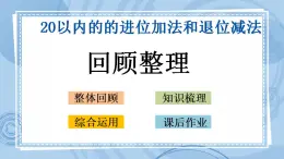 青岛版（五年制）1上数学 7.7 回顾整理 课件